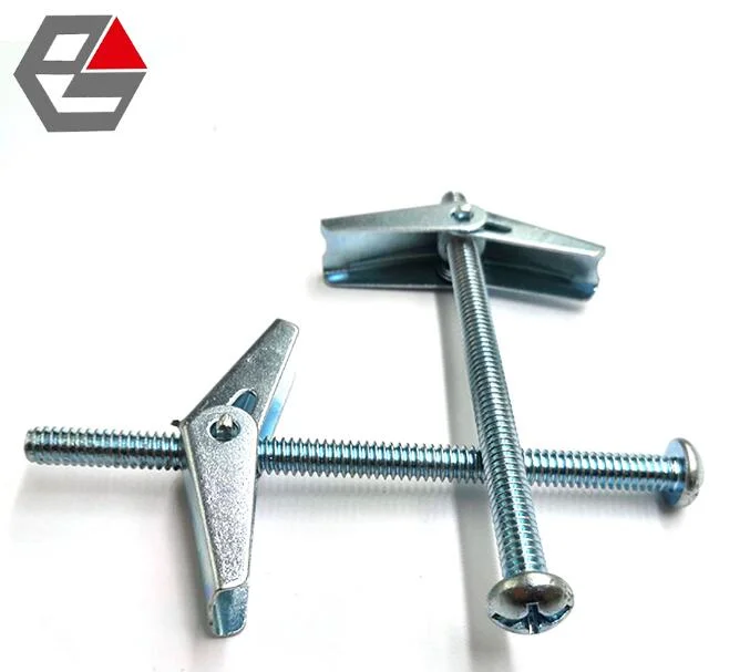 Carbon Steel Zinc Plated Spring Toggle Expansion Wall Anchor Bolt