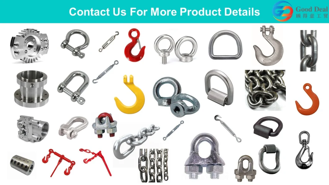 Precision Casting Marine Hardware Rigging for Spring Hook Chain,Link Chain Shackle, Wire Rope Clip, Turnbuckle,316/304 Stainless Steel Materil Boat Accessories