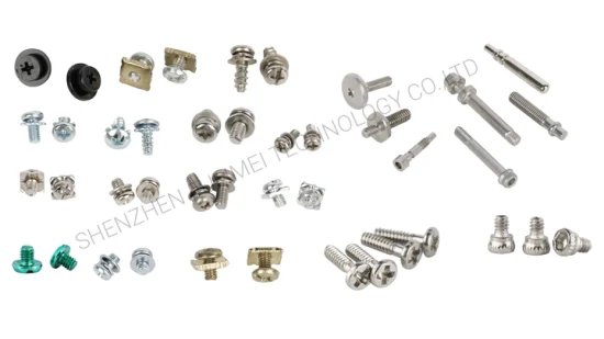 Hersteller von Metallmaschinenschrauben in China, kundenspezifische M1,4-M2-M3-M4-M5-M6-Befestigungsschrauben